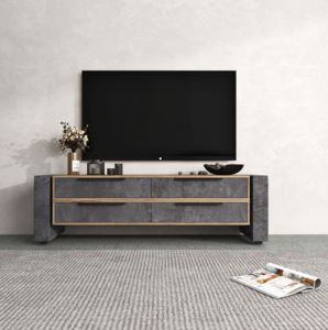 Maxine ตู้วางทีวี3ลิ้นชักรูปตัว L, ตู้วางทีวีหรูหรา - Product Image 5