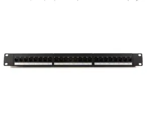 24 bağlantı noktası boş CAT6 Keystone 1U Patch Panel