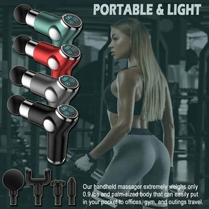 Biểu tượng tùy chỉnh mô sâu thư giãn cơ bắp thể thao cơ thể Massager massage rung Súng với bộ gõ - Product Image 6