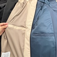 Veste imperméable ajustée avec logo réfléchissant personnalisé, coupe-vent double couche pour homme, veste d'escalade en polyester pour homme