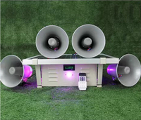 Répulsif Efficace Solaire Anti-Oiseaux à Dispositif Vocal et LED Ultrasonique pour Étang, Jardin, Aéroport et Ferme