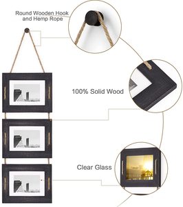 Wholesale <strong>Shabby</strong> <strong>Chic</strong> Cheap Customized Rustic Wall <strong>Picture</strong> <strong>frame</strong> Sets Antique wall decor wood photo <strong>frame</strong> - Product Image 6