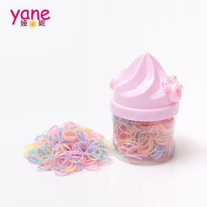 Coleteros Coloridos para Niños, 300 Piezas de Bandas Elásticas de Goma con Caja de Almacenamiento en Forma de Helado - Product Image 6