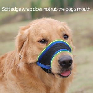 Máscara ajustable para la boca del perro Evita morder los ladridos Bozales de malla transpirable para perros medianos y grandes - Product Image 6