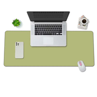 Tapis de souris en cuir grand format en stock avec logo personnalisé, dos antidérapant, style dessin animé, anti-rayures