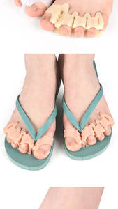 Al por mayor: Separador de dedos para la eversion del pulgar y dedos superpuestos, para sandalias, chanclas y almohadillas para el antepié de cuatro orificios - Product Image 5