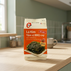 Wholesale O'Food | Korean-Style BBQ Roasted <b>Seaweed</b> <b>Snack</b> | Crispy Seasoned Laver Nori | Ready-to-Eat Multipack | 5g - Product Image 3