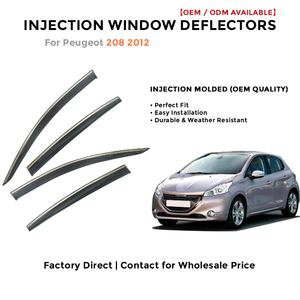 Déflecteurs de fenêtre latérale pare-pluie pour Toyota Cruiser 2019-2020 <span class=keywords><strong>accessoires</strong></span> auto - Product Image 2