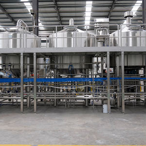 Equipo de Cervecería Automatizado de 40HL 4000L para la Producción de <span class=keywords><strong>Lager</strong></span>, <span class=keywords><strong>Ale</strong></span>, <span class=keywords><strong>IPA</strong></span>, Stout, etc. - Product Image 1