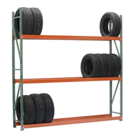 Étagères de stockage industrielles en acier, rayonnages sélectifs pour palettes, pour le stockage de pneus et de câbles, avec protection contre la corrosion