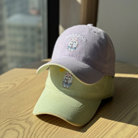 Casquette Dad Cap en gros brodée avec lettres, à calotte souple, pour hommes et femmes