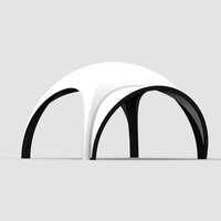 Dôme d'auvent de logo personnalisé imperméable extérieur annonçant la tente gonflable pour l'événement