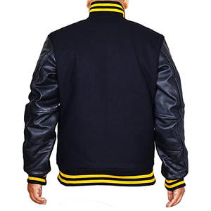 Veste de baseball varsity pour homme la plus vendue, style hip-hop Harajuku, patchwork de lettres sur le devant, personnalisable, unisexe, streetwear, universitaire - Product Image 2