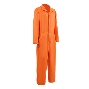 Combinaison <span class=keywords><strong>de</strong></span> prisonnier pour homme, costume <span class=keywords><strong>de</strong></span> cosplay pour fête d'Halloween, tenue <span class=keywords><strong>de</strong></span> déguisement sur le thème du cinéma, combinaison <span class=keywords><strong>de</strong></span> prisonnier orange - Product Image 3