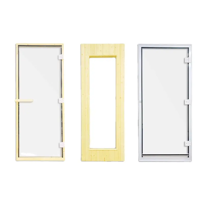 Steam room door sauna equipment Sauna glass door for sauna room