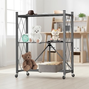 Estante Metálico Plegable de un Solo Nivel, Multifuncional, para Organización de Cocina, Solución para Ahorrar Espacio, Compatible con Google Home y <span class=keywords><strong>Homepod</strong></span> - Product Image 6