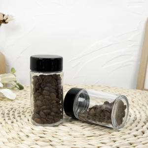 Custom <b>Green</b> Round Smell Proof CR Glass Jar 60ml-120ml for Dry Herb Storage - Product Image 1
