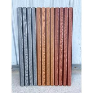 Gran revestimiento de pared Interior/Exterior 3D, paneles de cubierta WPC grises, revestimiento de pared Exterior decorativo hecho de plástico duradero - Product Image 6