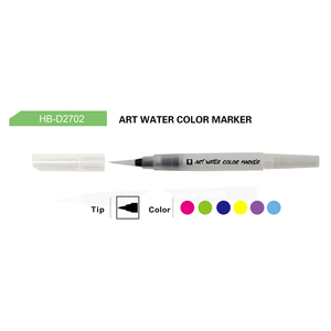 Watercolour Brush Pens <strong>Set</strong> 20 Vibrant <strong>Colours</strong> + 1 Refillable Water Color Brush Marker - Product Image 6