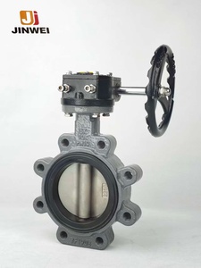 Vanne papillon à tête de turbine manuelle à commande directe d'usine, 4 pouces, CF8, CF8M, acier inoxydable - Product Image 6
