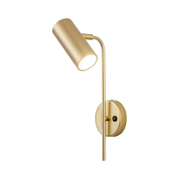 Lampe murale d'intérieur moderne pour la décoration de la maison, support E27, corps en métal, lampe de chevet pour la lecture, applique rotative avec interrupteur