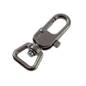 Clipon AK211T-M-017-BNK, mousqueton pivotant à verrouillage automatique en métal, brevet US/UE, haute résistance, adapté aux produits d'extérieur, collier pour animaux de compagnie - Product Image 2