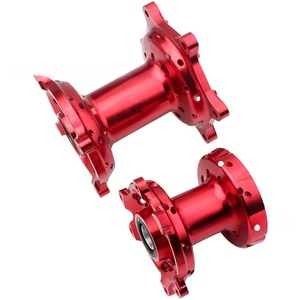 Moyeux de roue avant et arrière en alliage CNC avec rayons, pièces de rechange pour Honda CRF250R/CRF450R pour motos tout-terrain - Product Image 4