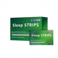 Bandelettes de sommeil orales personnalisables OEM Supplément de mélatonine pour enfants et adultes pour un bon sommeil 30 bandelettes emballées individuellement