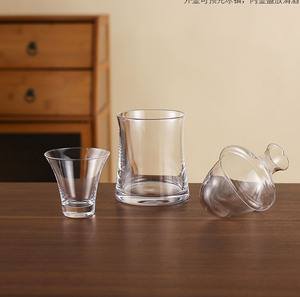 Carafe en <span class=keywords><strong>verre</strong></span> cristallin pour saké japonais <span class=keywords><strong>avec</strong></span> réservoir de glace, distributeur de vin chaud et pot à vin froid - Product Image 6