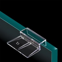 Clips en acrylique pour aquarium 5/6/8/10/12 mm, supports de couverture en verre, supports transparents pour couverture de réservoir à poissons, accessoires pour aquarium