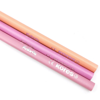 Ensemble de crayons de couleur pastel pour enfants avec impression personnalisée papelaria vente en gros chaude crayon de couleur 12 crayons de couleur pour enfants