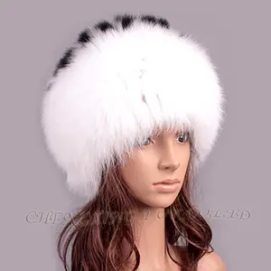 Chapéu feminino de lã, gorro de pelúcia, costurado à mão, elegante, para mulheres CX-C-215B