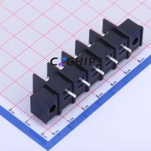 KF45SM-9.5-5P Barrier Terminal Block Through hole Component (THT),P=9.5mm Connector Two Sides 9.5mm 1x5P Straight Pin - Product Image 2