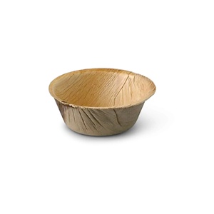 Petits bols ronds en feuille de palmier de 30 ml pour la préparation du hot pot chinois et le service en restaurant - Product Image 4