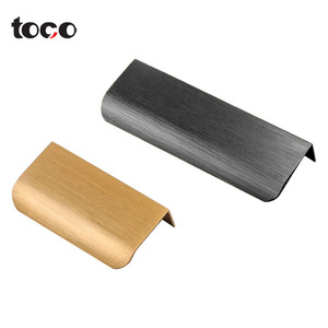 Toco meubles en aluminium L bord <span class=keywords><strong>de</strong></span> l'<span class=keywords><strong>armoire</strong></span> profils <span class=keywords><strong>de</strong></span> cuisine <span class=keywords><strong>armoire</strong></span> <span class=keywords><strong>salle</strong></span> <span class=keywords><strong>de</strong></span> bains porte principale plaque longue <span class=keywords><strong>poignée</strong></span> <span class=keywords><strong>de</strong></span> porte - Product Image 6