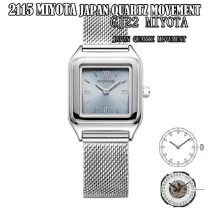 Reloj de Pulsera de Cuarzo Dorado Elegante y de Lujo para Mujer, con Correa de Acero Inoxidable, Esfera con Números Romanos, Resistente al Agua 3BAR, Aleación - Product Image 2