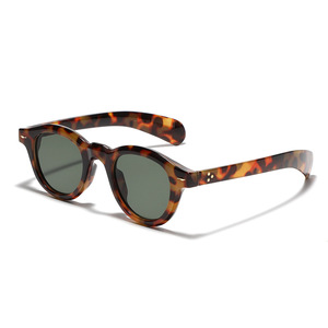 Kore Retro polarize güneş gözlüğü küçük çerçeve siyah kadınlar için renkli lens özel logolu güneş gözlükleri - Product Image 2