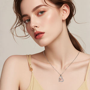 Женское ожерелье с розовой лентой - Product Image 4