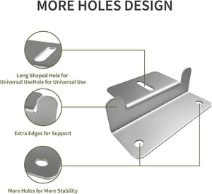 <span class=keywords><strong>Support</strong></span> de <span class=keywords><strong>panneau</strong></span> <span class=keywords><strong>solaire</strong></span> Z avec écrous et boulons ensemble de 4 unités, <span class=keywords><strong>support</strong></span> <span class=keywords><strong>pour</strong></span> RV, <span class=keywords><strong>bateau</strong></span>, toit, mur - Product Image 3