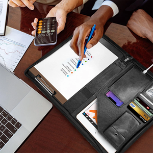 <span class=keywords><strong>Carpeta</strong></span> de Conferencias Multifuncional Personalizada A4, <span class=keywords><strong>Carpeta</strong></span> de Papelería Empresarial, <span class=keywords><strong>Carpeta</strong></span> de Cuero para Contratos, <span class=keywords><strong>Carpeta</strong></span> de Documentos de Viaje - Product Image 5