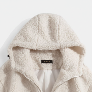 Chaquetas Personalizadas de Alta Calidad con Cierre de Cremallera, Forradas con Piel de Oveja, Transpirables, para Mujer, Estilo Casual, Manga Larga - Product Image 1