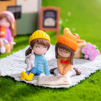 Vente en gros de poupées cadeaux pour enfants, figurines de princesse de dessin animé pour fête, accessoires de poupée décoratifs DIY pour maisons de poupées et ornements de voiture
