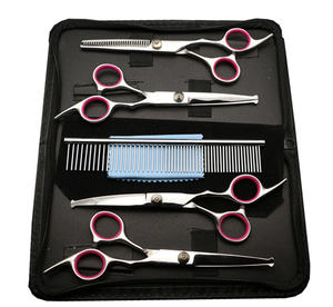OEM ODM 스테인레스 스틸 애완 동물 미용 가위 고양이 미용을위한 가정용 날카로운 이발사 얇은 가위 - Product Image 3