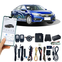 Démarrage à distance universel pour voiture via application smartphone, contrôle de voiture par smartphone, entrée sans clé PKE, bouton de démarrage par pression avec module Bluetooth GPS/GSM