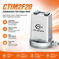 Mano Robótica Biónica sin Escobillas de Cinco Dedos, de Código Abierto, Programable, con Articulación de Palma, Motor Servoaccionado PLC y Caja de Engranajes ChangingTek