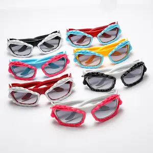 Fashion Brand Designer Steampunk Y2k Sunglasses HD UV400 Gradient Trending Eyewear Creative Design Shades Sun Glasses