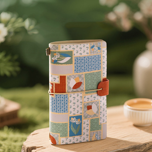 Carnet de notes A6 personnalisable, style rétro européen, avec dentelle sculptée, agenda vintage, papeterie promotionnelle avec logo imprimé, pour voyageur - Product Image 5
