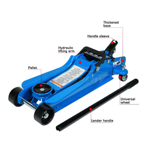 Gato Hidráulico de Perfil Bajo de 2.5 Toneladas, Gato Hidráulico Portátil de Acero para Reparación Automotriz - Product Image 2