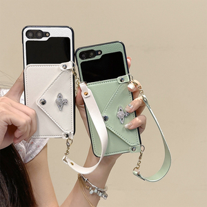 Strass planète portefeuille dragonne coque de téléphone pour <span class=keywords><strong>Samsung</strong></span> zflip 6 flip 5 flip 4 Find n3 Flip w24 flip VIVO X FLIP - Product Image 4