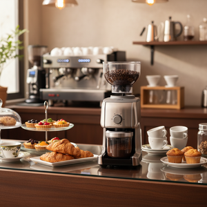 Presse à <span class=keywords><strong>café</strong></span> en plastique, <span class=keywords><strong>percolateur</strong></span> Burr, 16 positions, broyer, <span class=keywords><strong>pour</strong></span> livraison express - Product Image 2